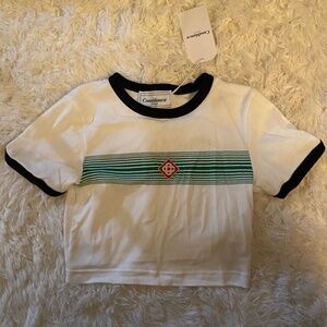 CASABLANCA Women’s Logo Ringer T-shirt